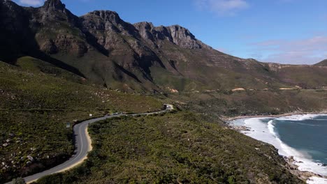 Recorrido-Panorámico-Por-El-Pico-De-Chapman,-Sudáfrica