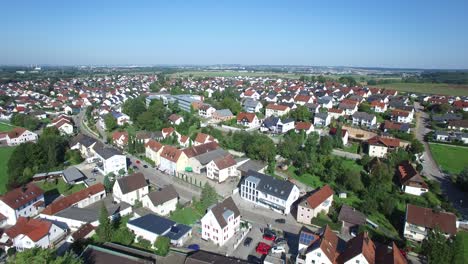 Toma-Aérea-De-Grossmehring-Cerca-De-Ingolstadt,-Baviera,-Alemania