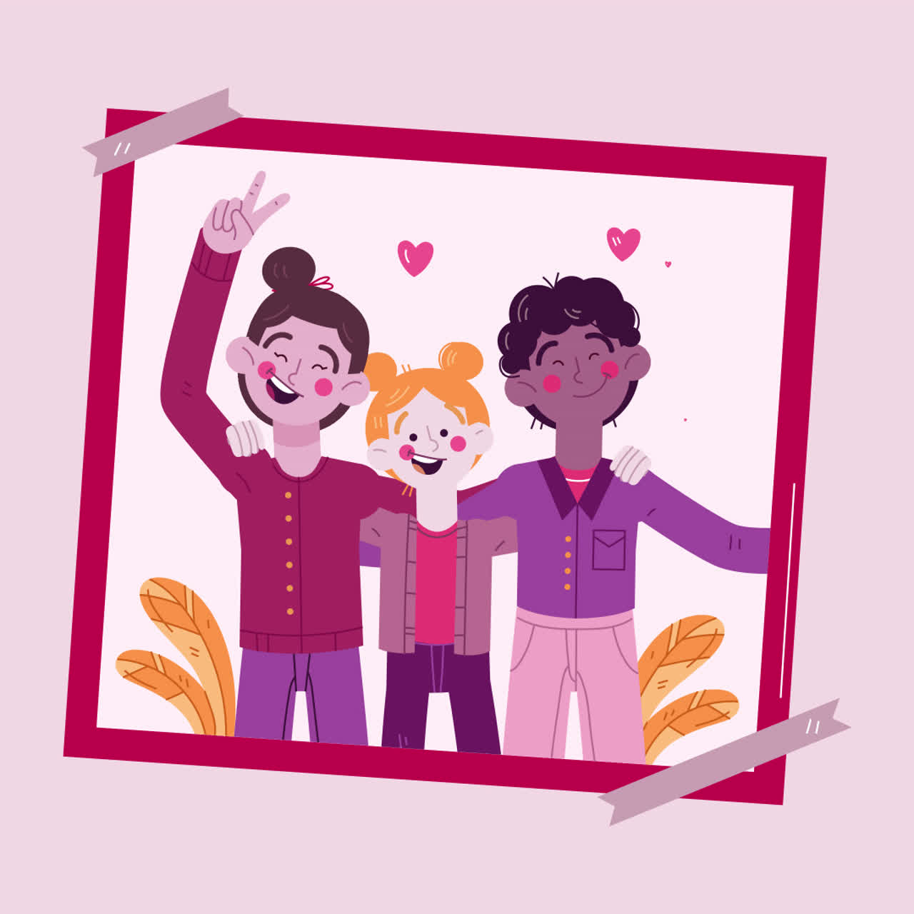 fotos de amigos felices