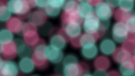 círculos vibrantes en patrón rosa, azul y verde