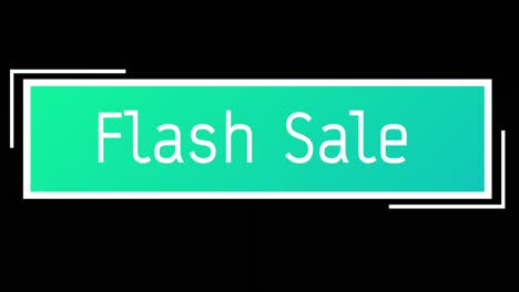 White-and-green-Flash-Sale-text-appearing-against-black-screen-4k