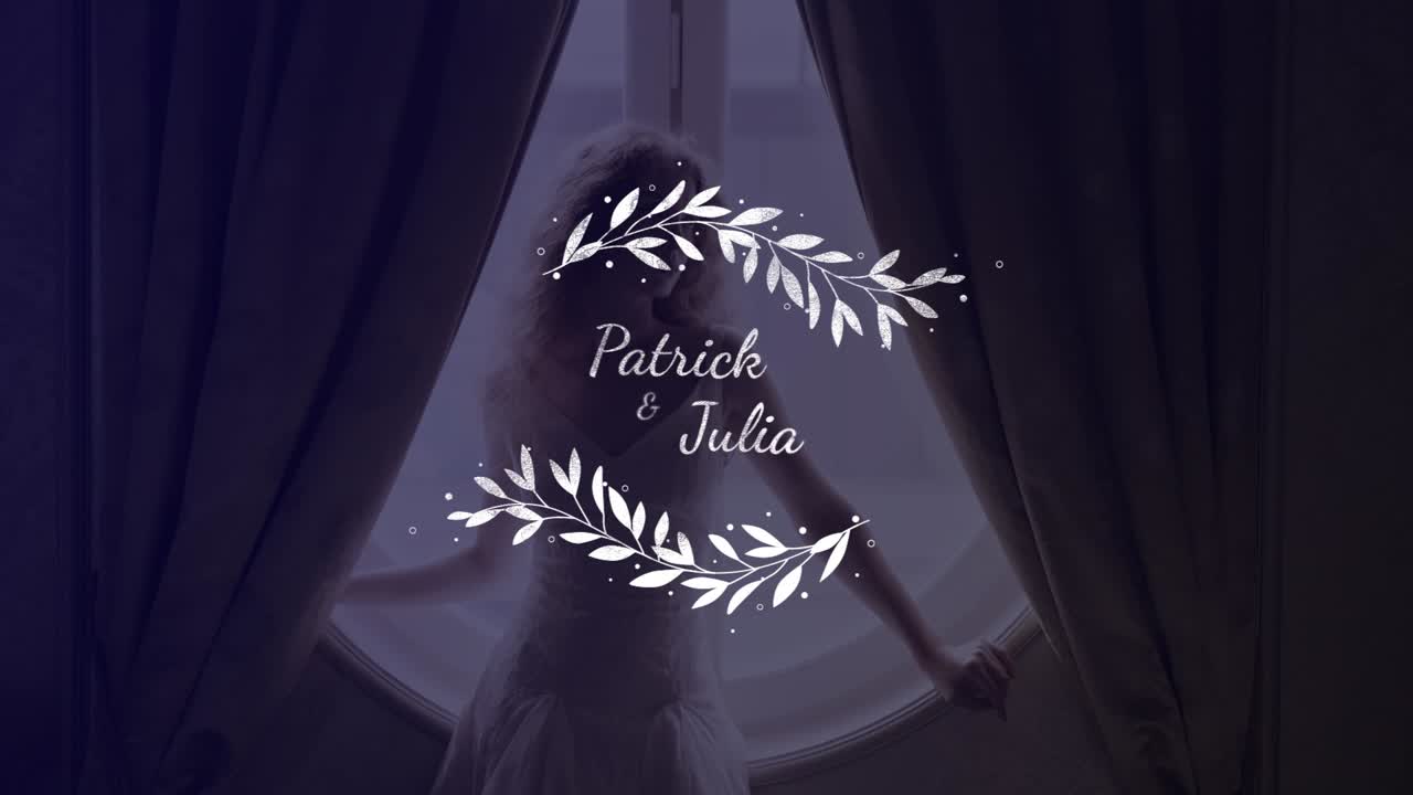 Wedding Titles 02 Color Control Out Animation Adobe After Effects 2022 Resolution 3840×2160