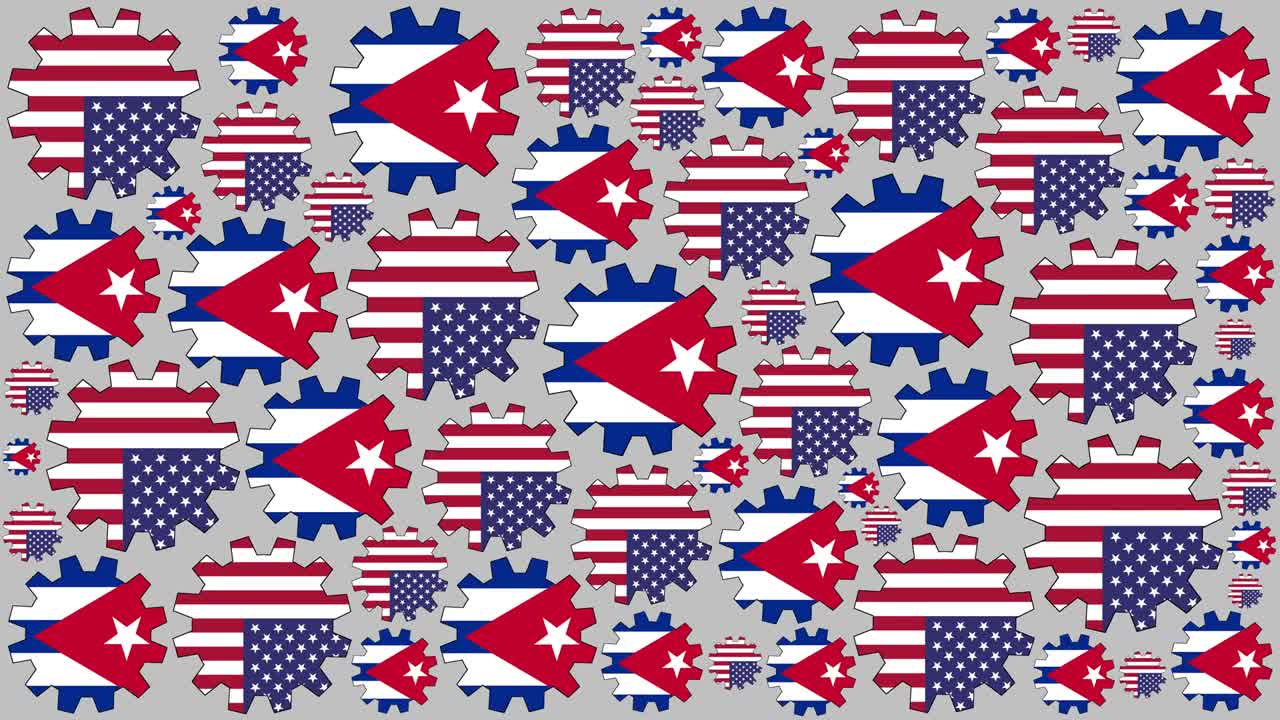 미국과 쿠바 발 기어 회전 배경