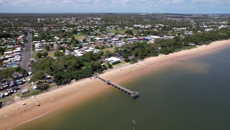 flying over hervey bay, australia’s stunning coastal landscapes.