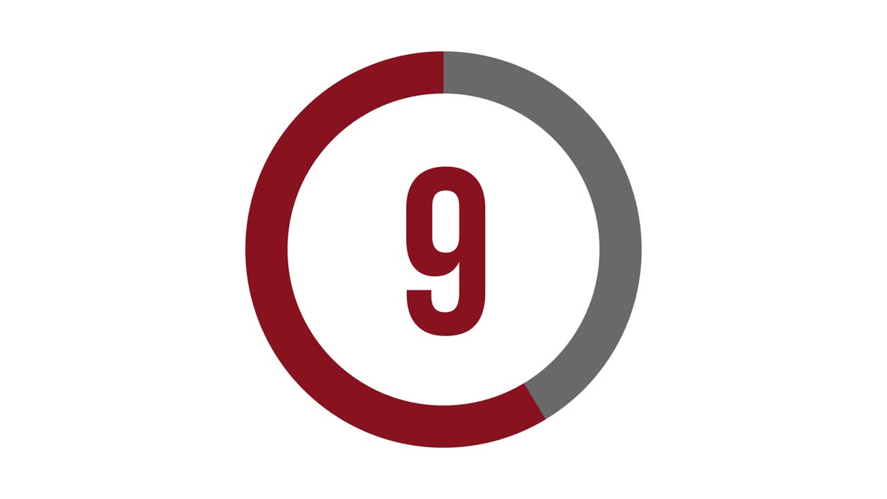 temporizador de cuenta atrás para el video de entrenamiento