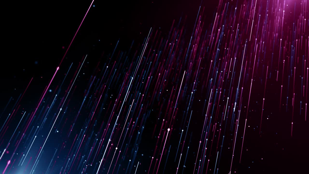partículas azul rosa evento juego tráiler títulos escenario de concierto cinematográfico bucle de fondo
