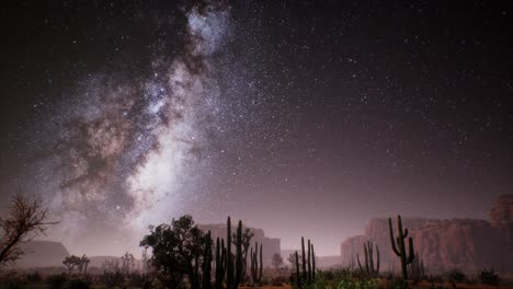 the milky way above the utah desert, usa