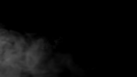 mix different fog and smoke on a black backdrop for the background blending