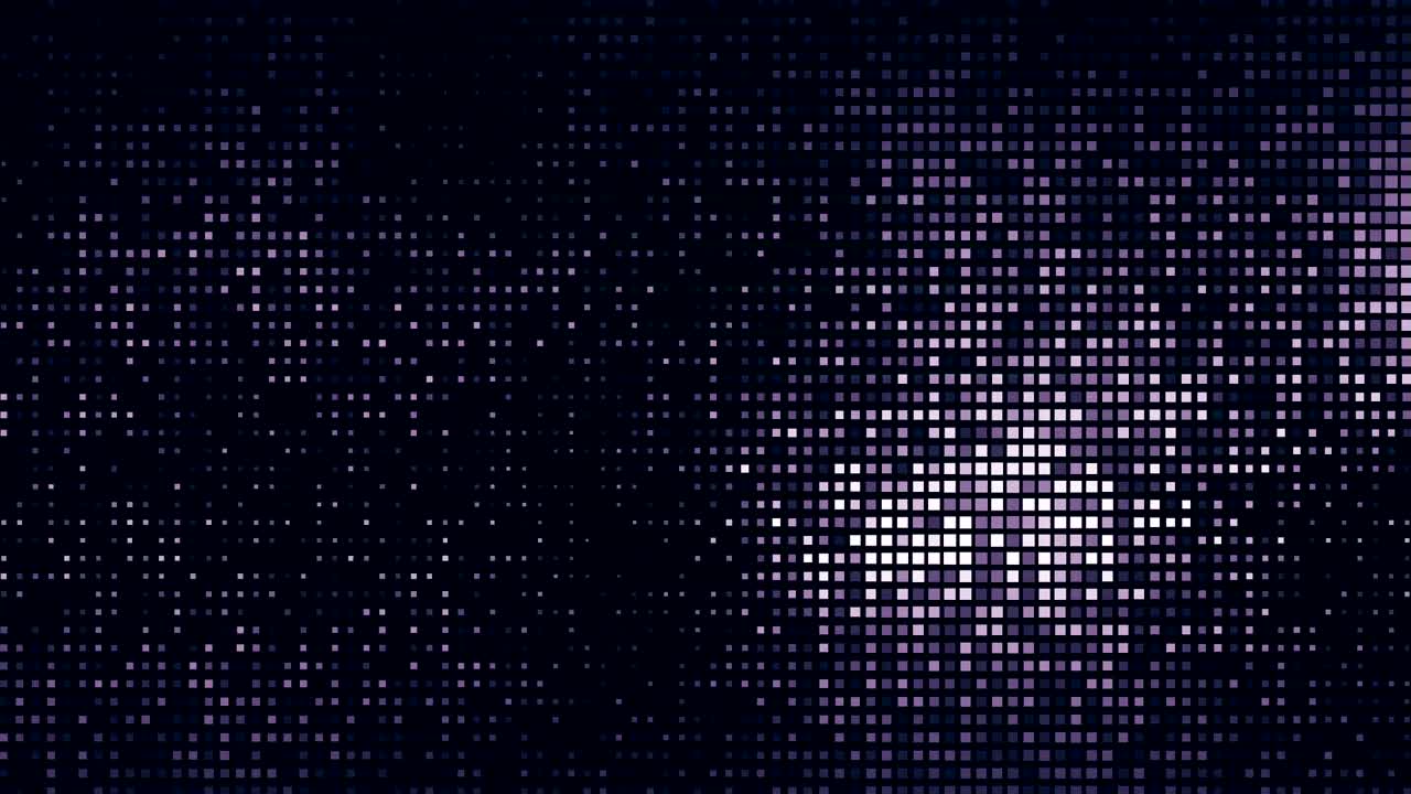 partículas digitales (en bucle) - vídeo de stock