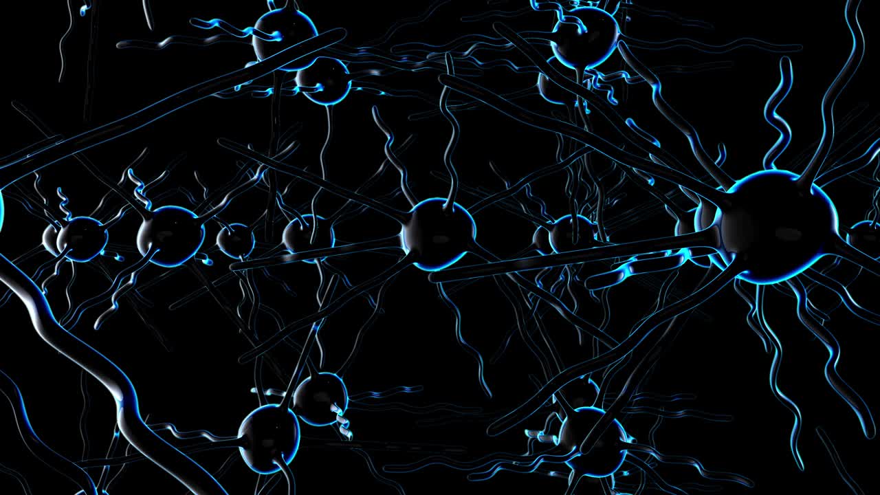 neuronas en el cerebro humano - bucle sin fisuras