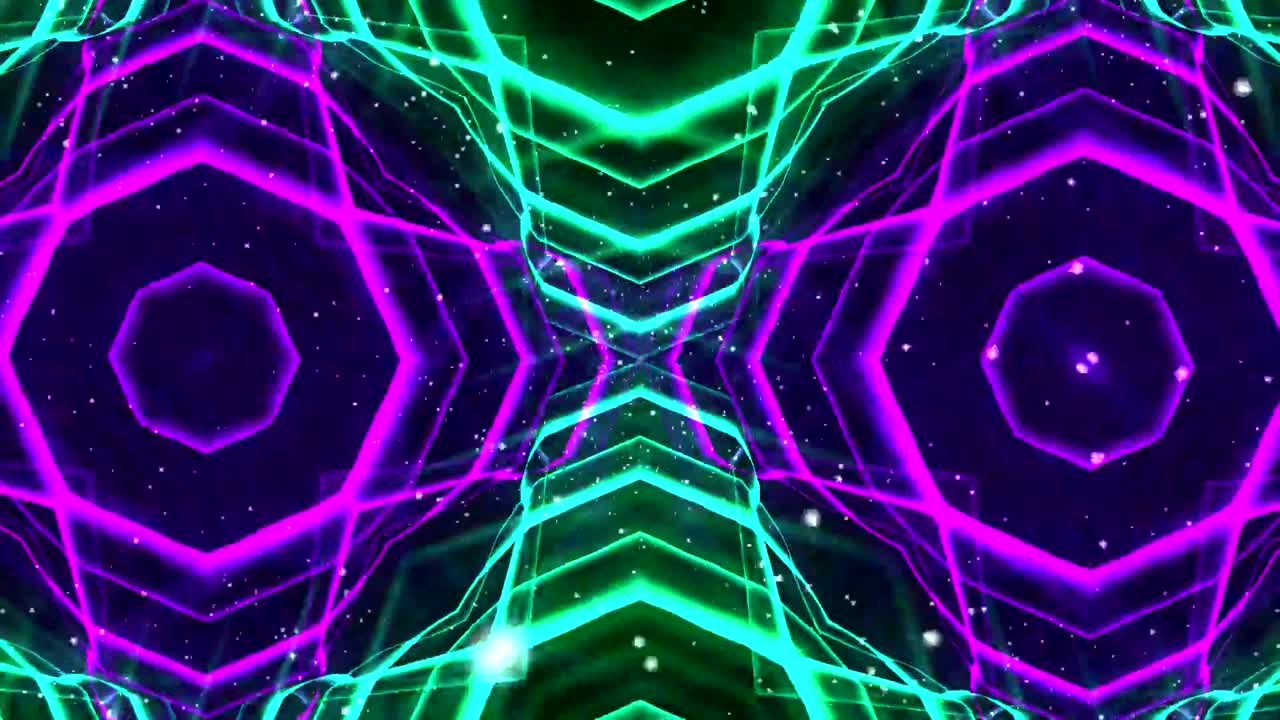 fondo de movimiento de bucle de dj vj