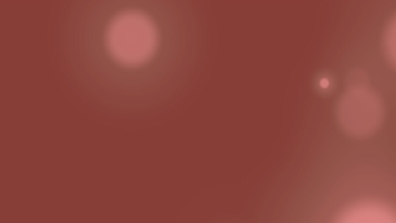 video generado digitalmente de puntos brillantes que se mueven contra un fondo naranja