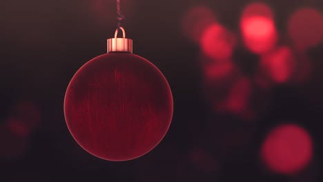 beautiful baubles balls background loop animation