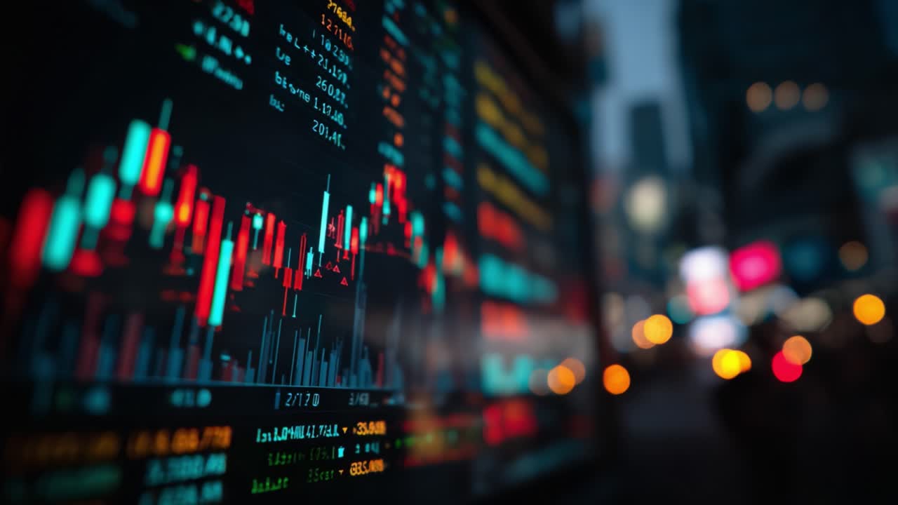 A Visual Analysis of Stock Market Trends: Exploring Market Fluctuations and Data Patterns Through Graphs in a Fast-Paced Urban Environment