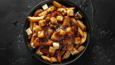 poutine: a canadian classic dish