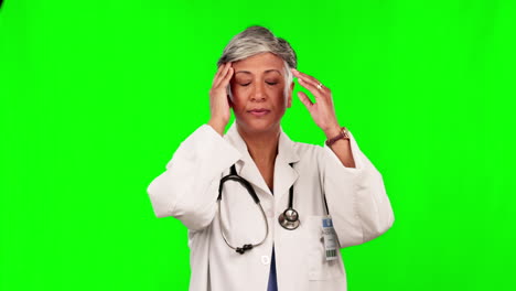 Doctor,-green-screen-or-senior-woman