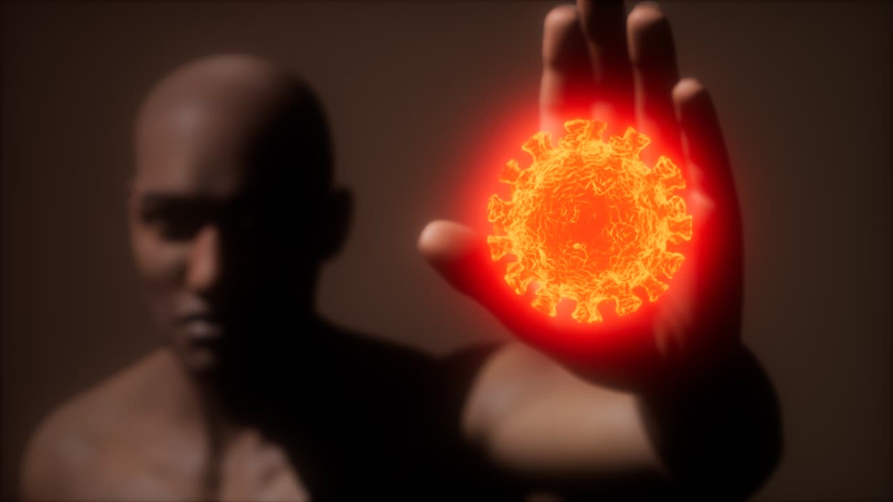 hombre asustado gestando dejar de temer a la infección por coronavirus covid-19