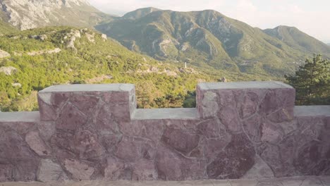 couple enjoying a mountain view