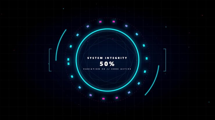 Digital System Integrity Loading Progress Bar Animation