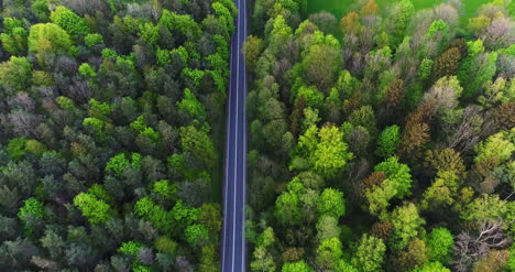 Car-Passing-Highway-Vista-Aérea-View-3