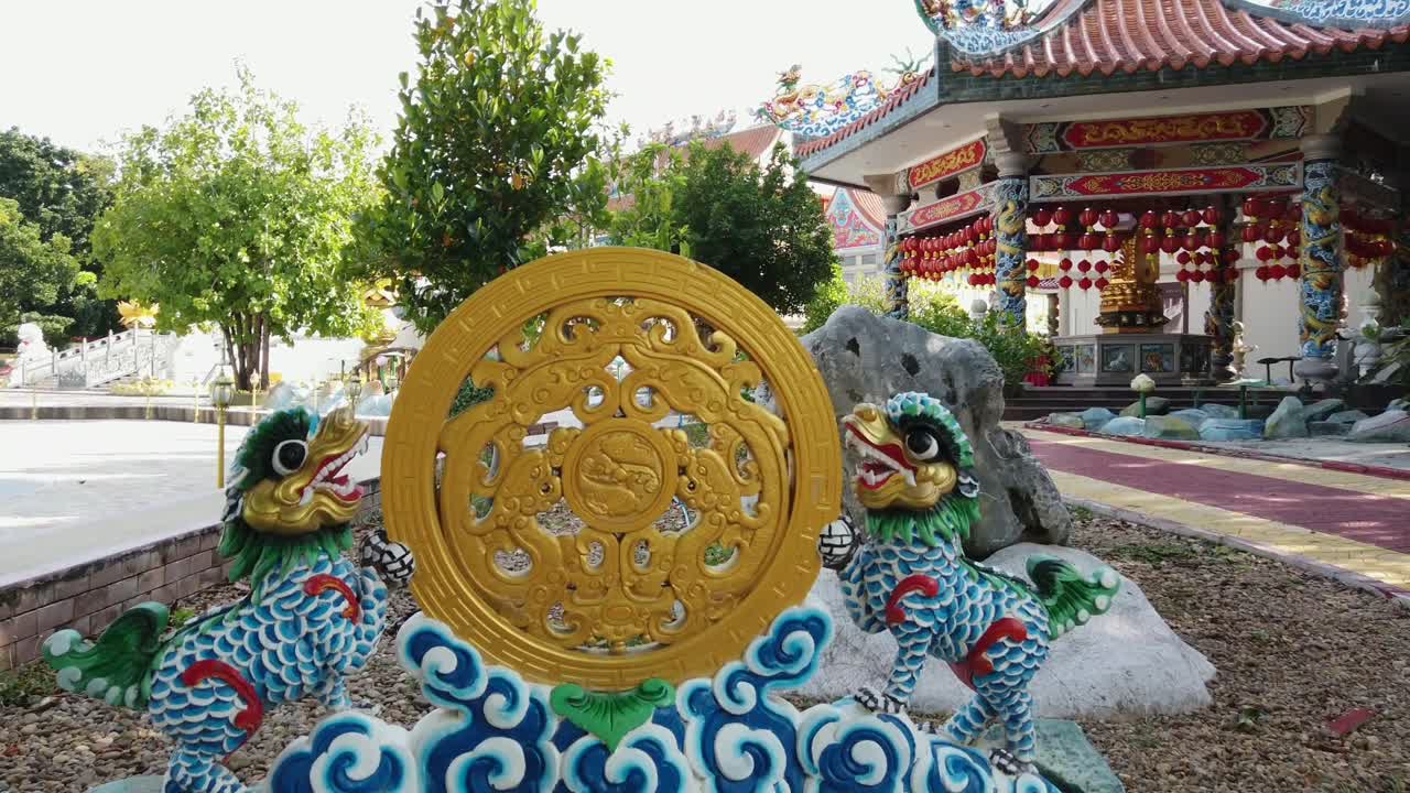 Budhist Wihan Phra Phothisat Kuan Im temple on River Khwae, Thailand