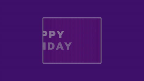 Happy-Birthday-in-frame-on-purple-modern-pattern