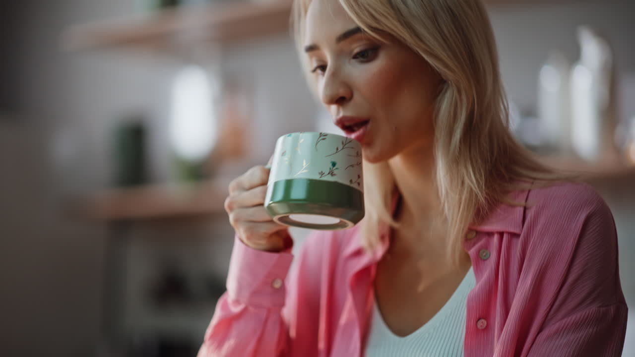 Lady noting pen copybook at computer workplace closeup. Girl studying online