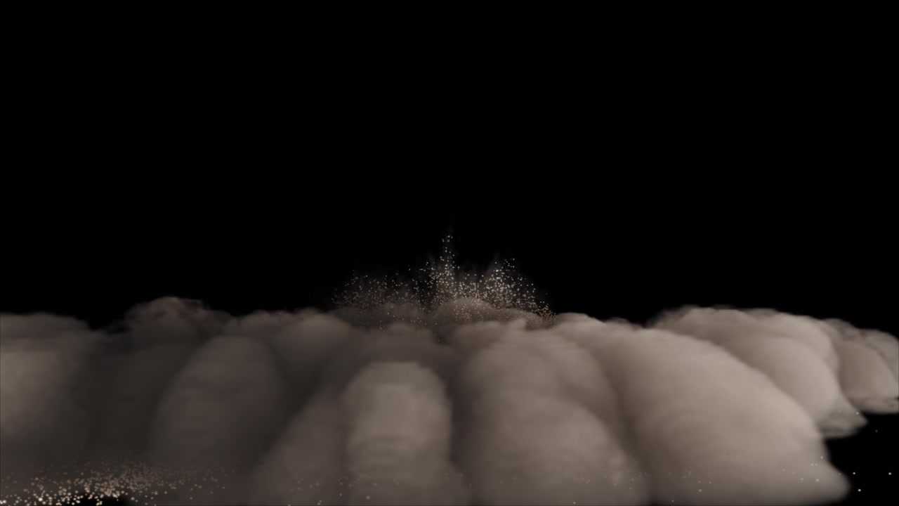 Effetto Esplosione di Polvere e Fumo
