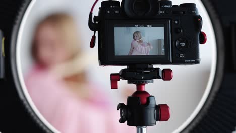 fashion blog virtual unpacking video recording