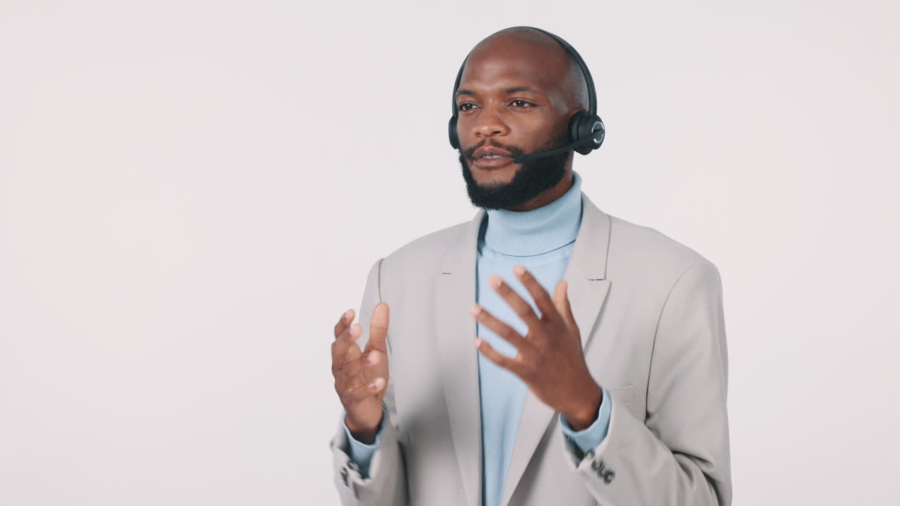 Black man, call center and consulting