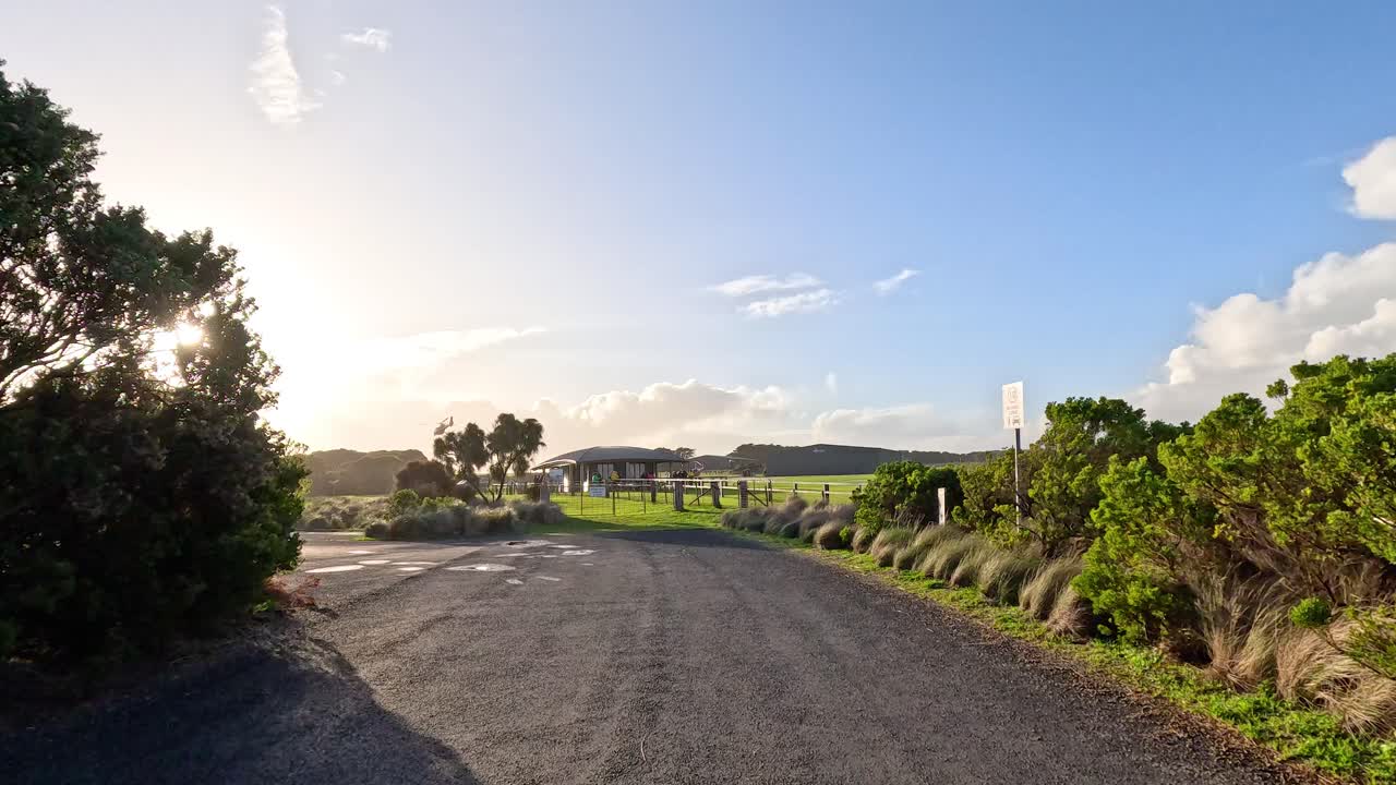 12 사도에서 해가 지는 쪽으로 경치 좋은 드라이브
