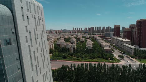 Aerial View of Modern City in China