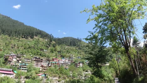 geophysical diversity and houses in the mountainous region