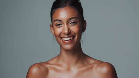portrait of a beautiful smiling woman