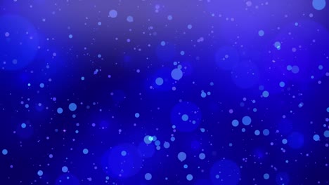 fondo con brillo cayendo partículas azules y bokeh. diseño de vacaciones. cayendo partícula brillante con luz mágica. hermoso fondo de luz. video de stock de bucle sin costuras azul, confeti, premio, desenfocado, guardado de marco completo