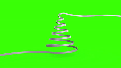 Christmas-tree-ribbon-forming-against-copy-space-background