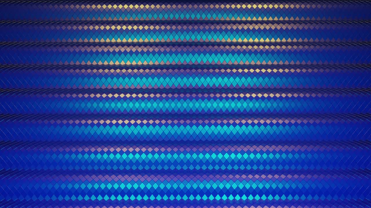 stylish creative abstract low poly background in 4k. Abstract waves move on glossy surface in loop. Smooth soft seamless animation. Simple minimalistic geometric bg. Blue color