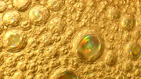 metallic bubbles background