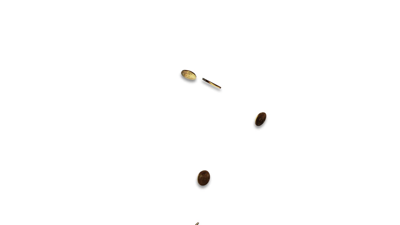 Cryptocurrency bitcoin gold symbol green screen loop animation background future internet cashless