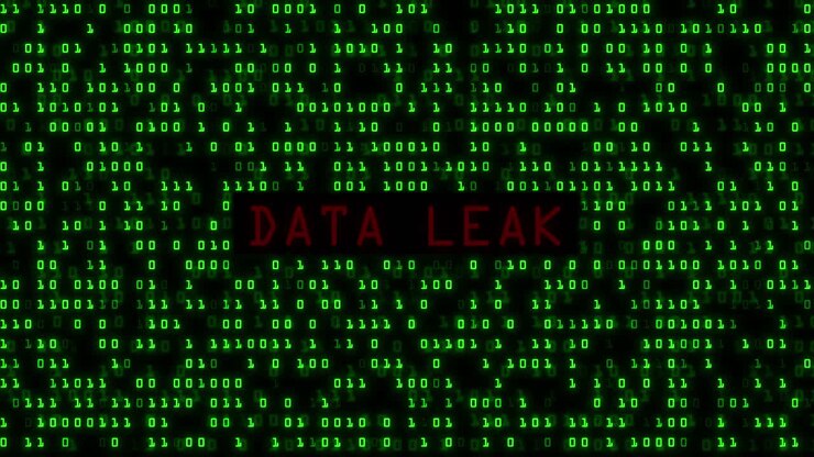 Data Leak Animation Cybersecurity Hacking Attack Binary Code Background Loop