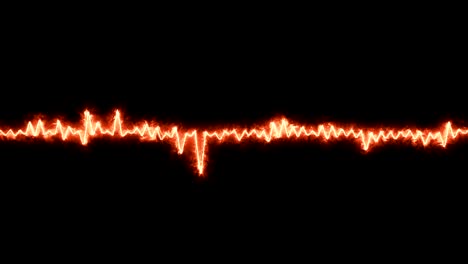 abstract electric waveform.