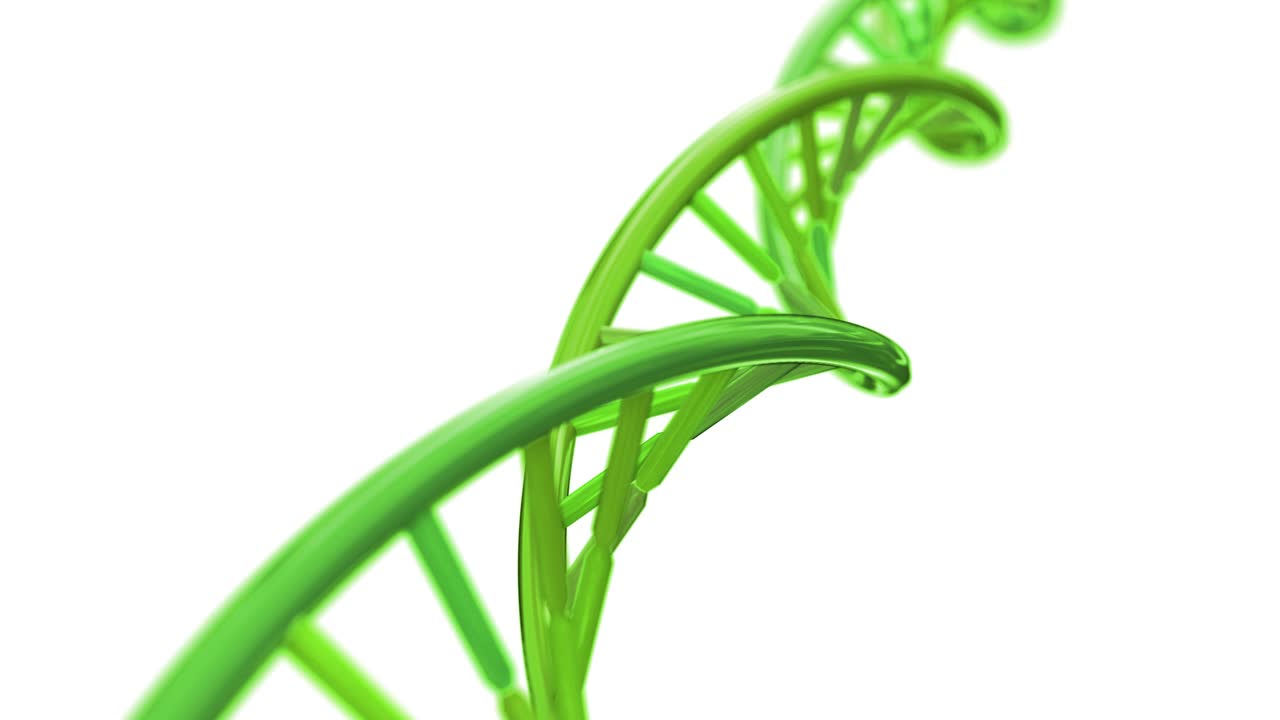 adn giratorio rna doble hélice ciencia lenta microscopio electrónico de primer plano dof 4k
