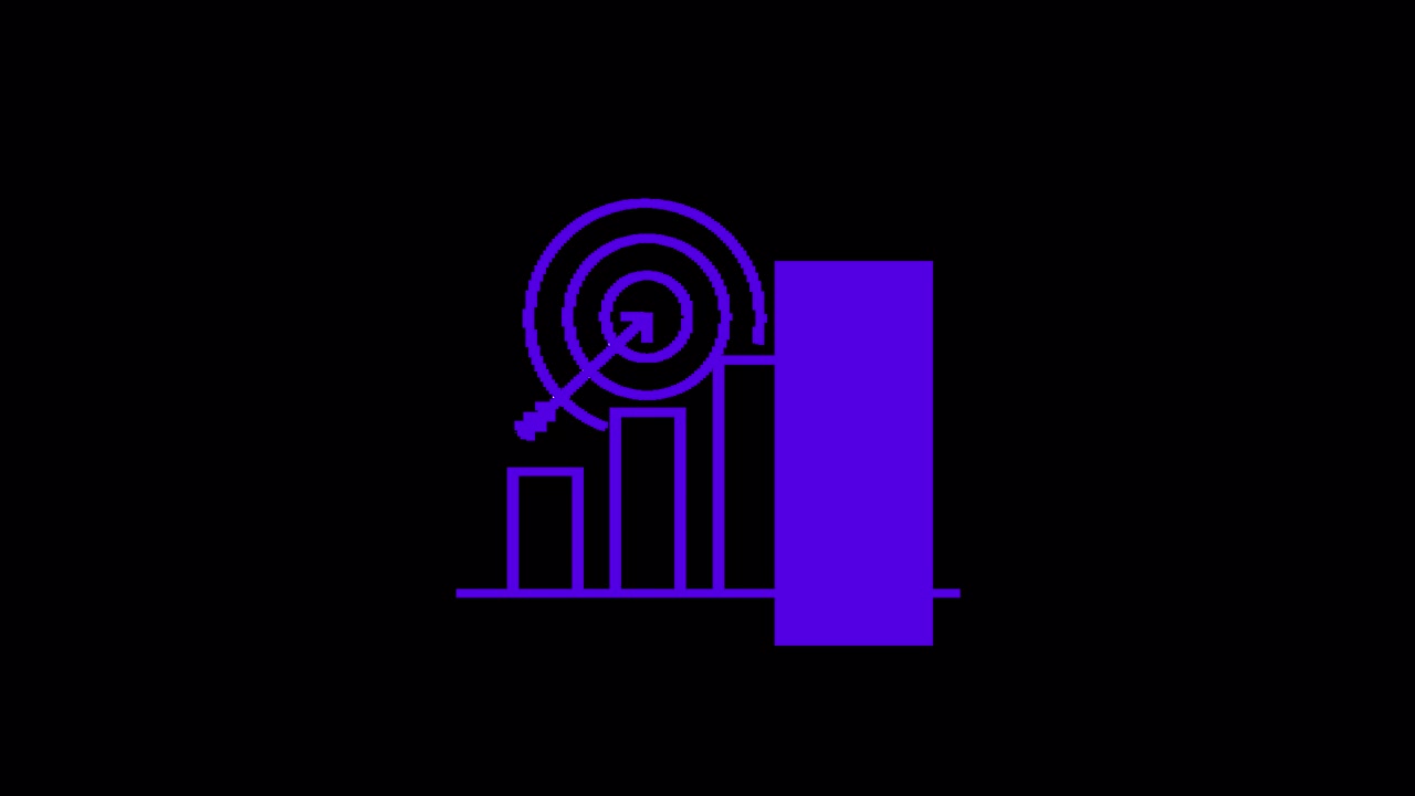 Business Growth and Goal Achievement Concept Animation