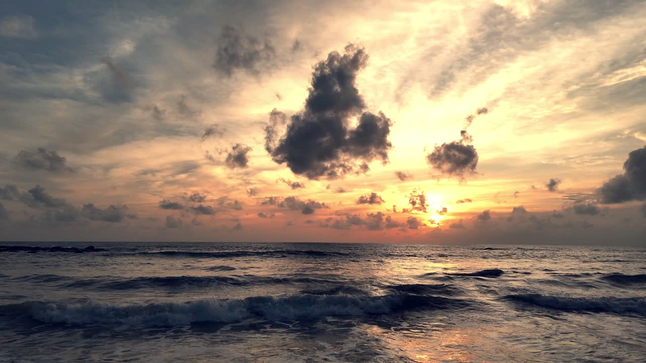 Sonnenuntergang über dem Meer