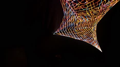 abstract light installation