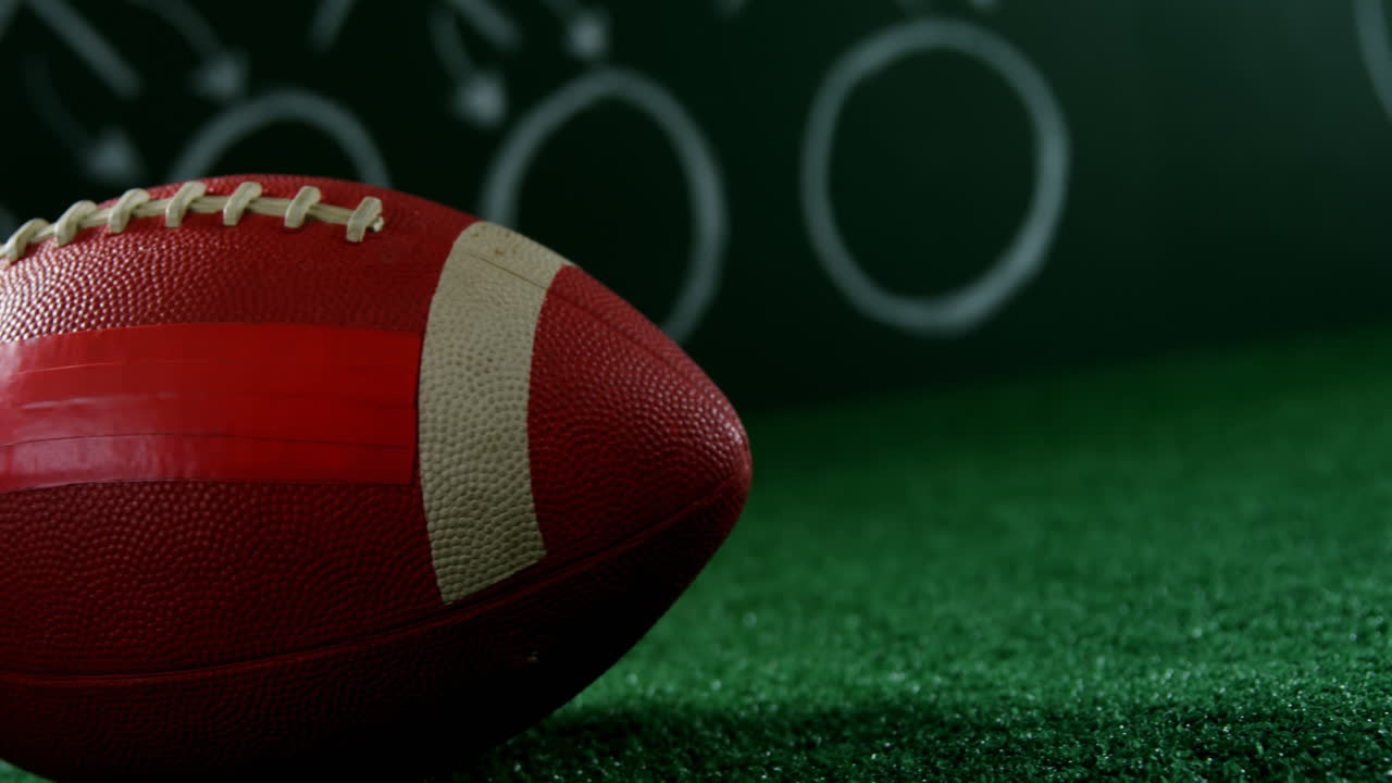 американский футбол на искусственной траве 4k
