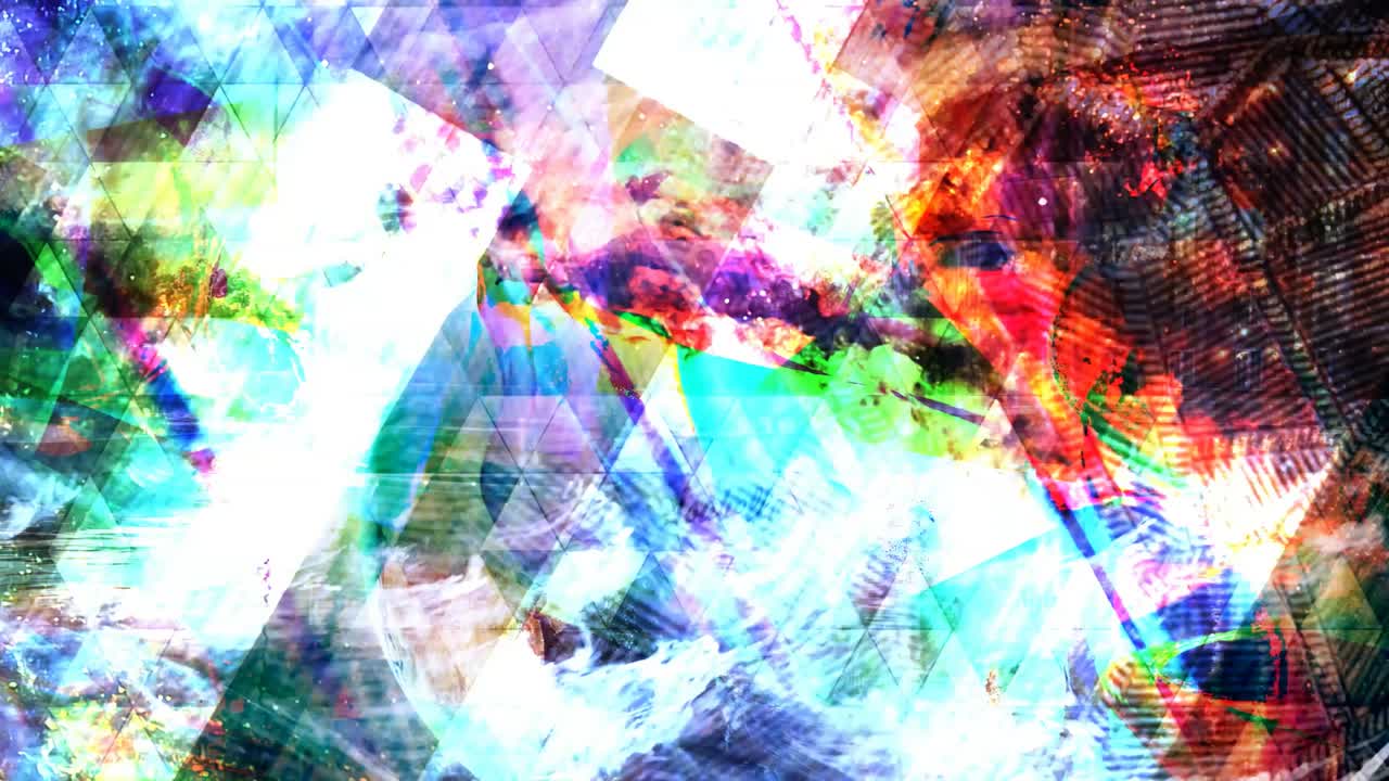 colores de arte psicodélico vívido oscuro girando en el sentido de las agujas del reloj - animación de fondo de movimiento de bucle sin costuras de 4k