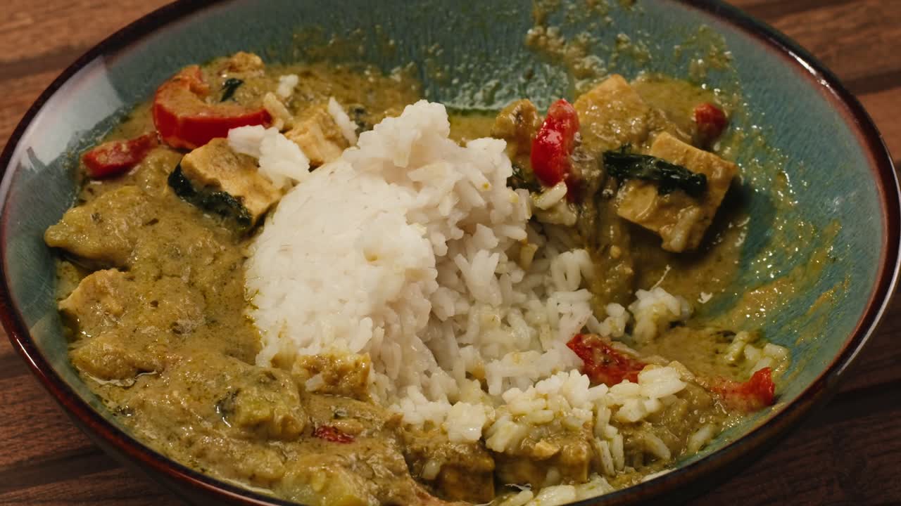 Green Curry with Rice
