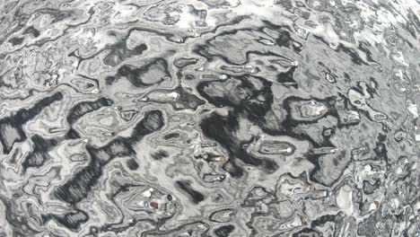 sandy structure on the beach, north sea, jütland, denmark, 4k