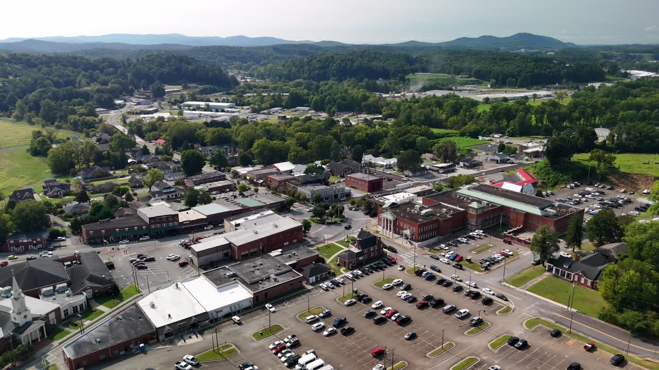 Ellijay City Square Is In The Historic County Seat of Gilmer County In North Georgia, USA.